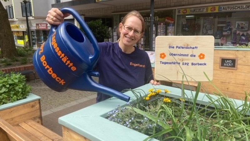 Motiv zum Thema: Caritas Pop-Up Park wandert von Kray nach Borbeck 