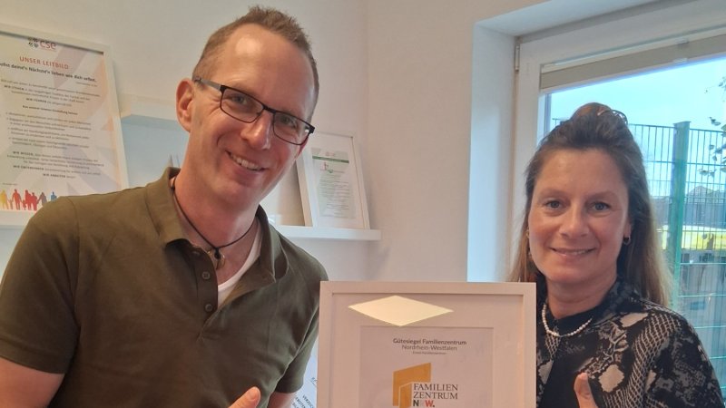 Motiv zum Thema: Familienzentrum Krachmacherstraße erfolgreich rezertifiziert