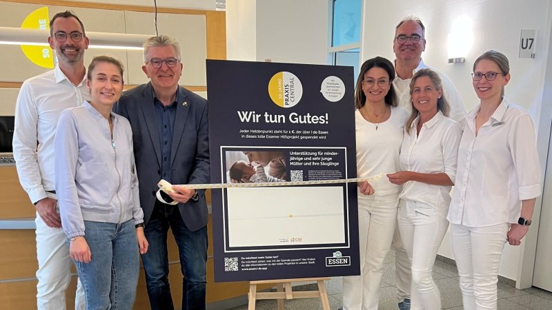 Motiv zum Thema: Spendenaktion für junge Mütter in Essen