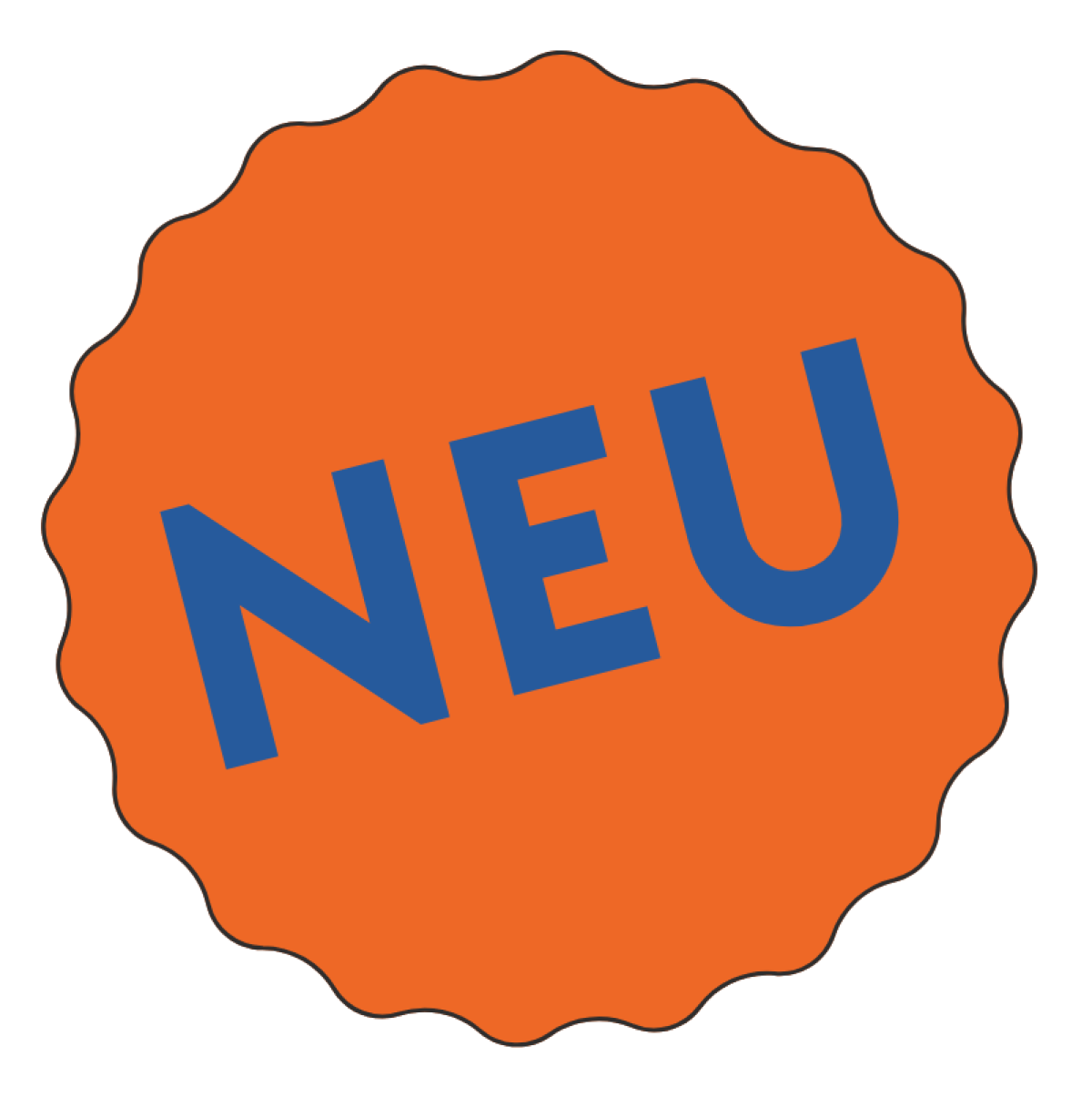 Störer mit der Aufschrift "Neu"