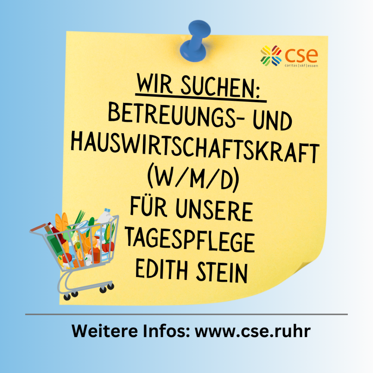 Stellenausschreibung Hauswirtschaftskraft Edith Stein