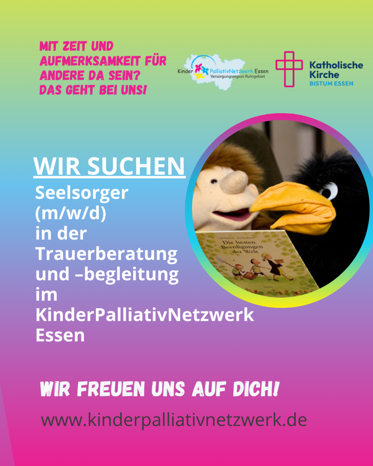 Stellenausschreibung für das KinderpalliataivNetzwerk Essne